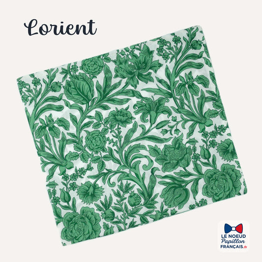 pochette de costume verte