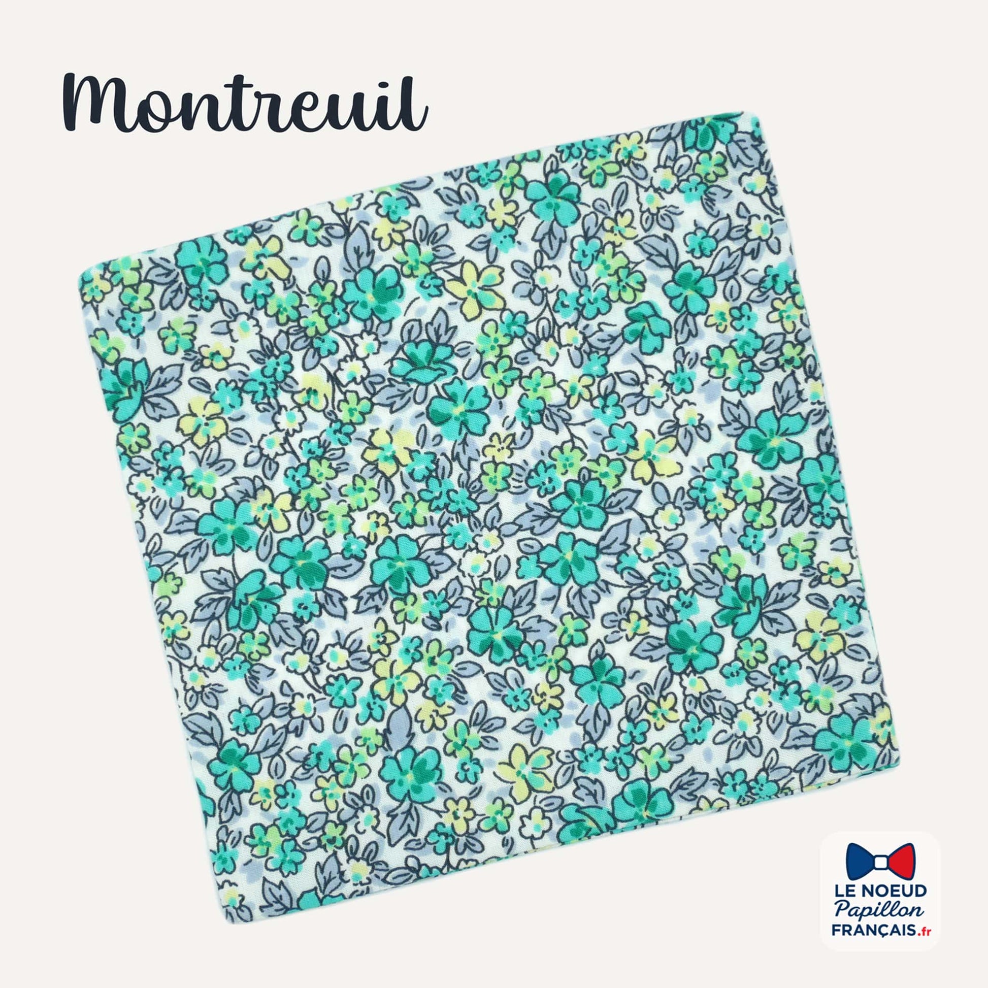 Pochette de costume vert