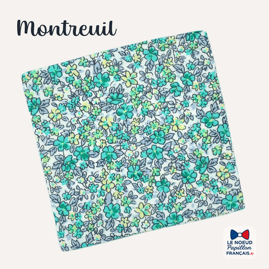 Pochette de costume vert