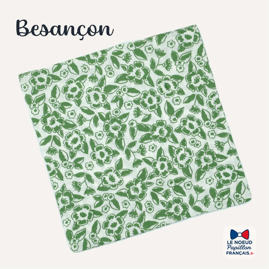 Pochette de costume verte