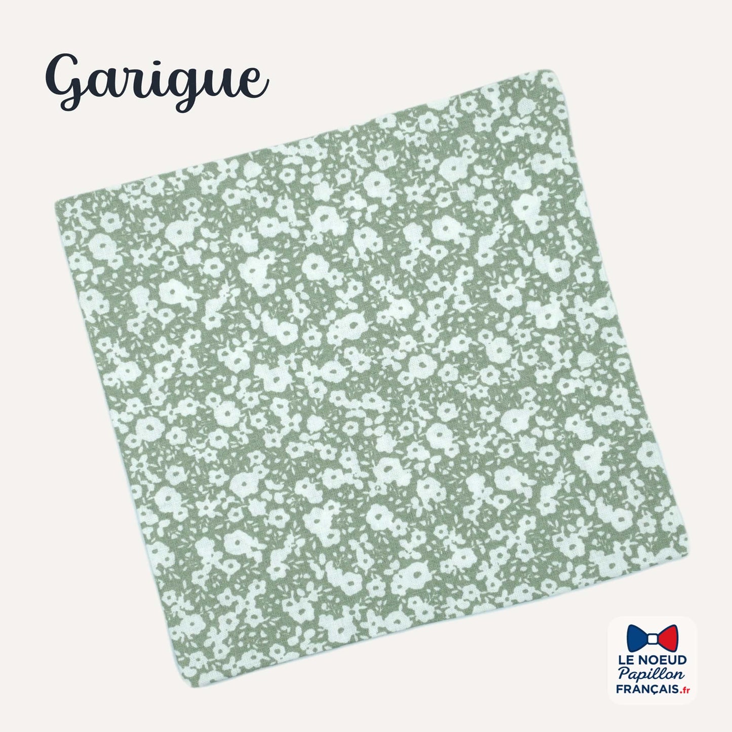 pochette de costume vert amande