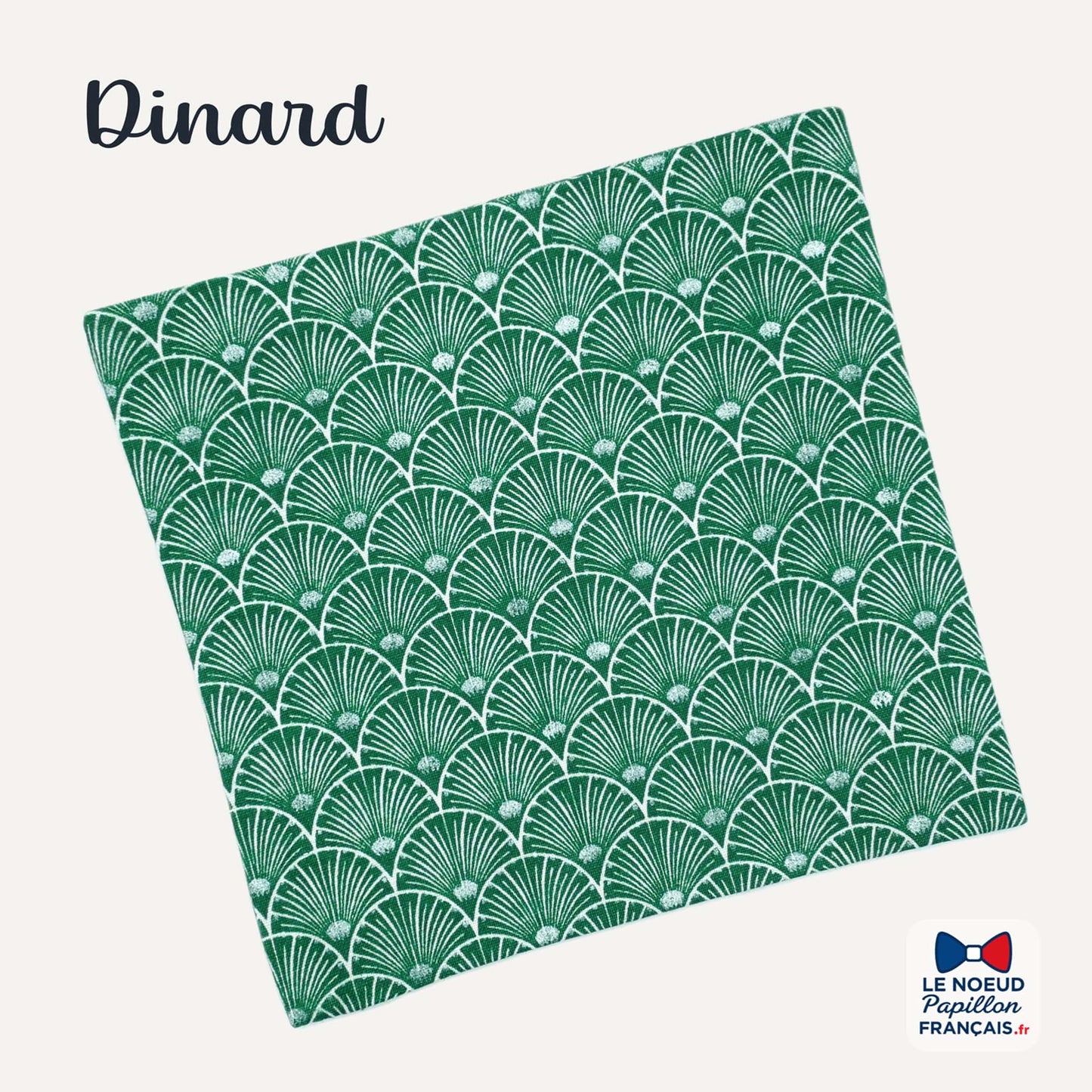 Pochette de costume vert émeraude