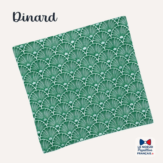 Pochette de costume vert émeraude