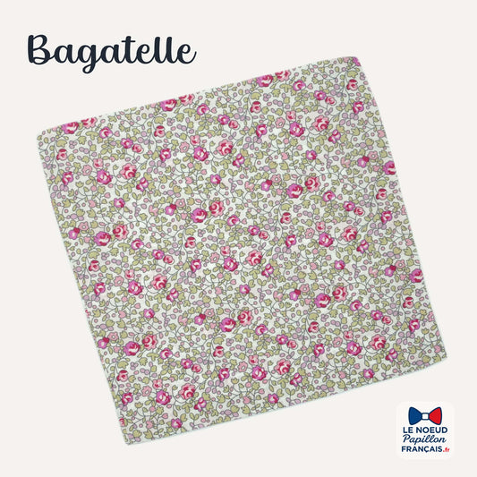 pochette de costume vert amande rose