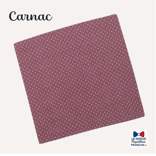 pochette rose à pois