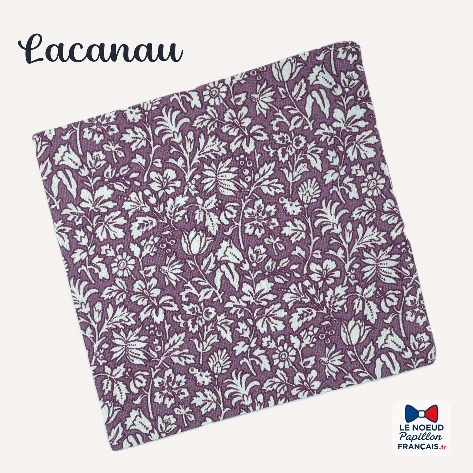 Pochette de costume violet