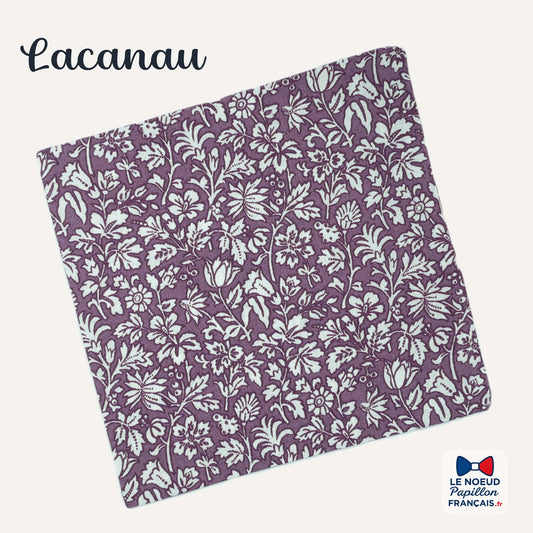 Pochette de costume violet